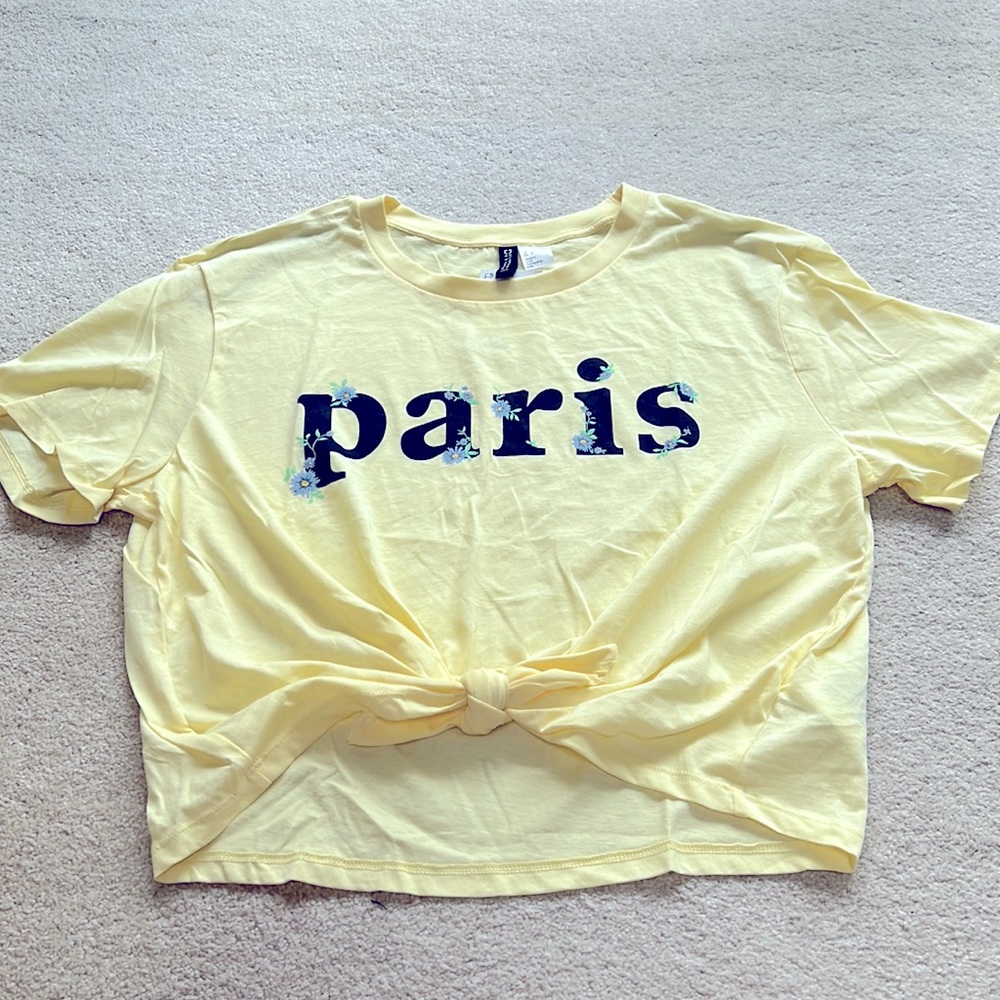 “Paris” Crop Top